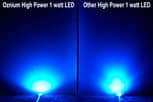 High Power 1 Watt LED Oznium High Power 1-watt Blue LED v. Another Brand High Power 1-watt Blue LED
