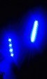 Scanning LED Strip single left, double right  both blue.