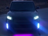 Image of Scion xB Front Bumper Vertical LED Running Lights - Car & Bike LEDs