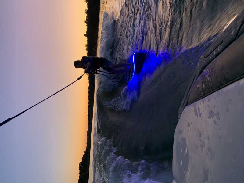 RV Marine Boat 18 Feet Flexible Blue LED Strip Tape Light with 3M Backing 18 AWG 
