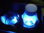 Prewired Superflux 4 Chip LEDs LED Cup Holder Glow
