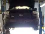 Scion xB Front Bumper Vertical LED Running Lights xB on the lift (not required, but makes install a BREEZE)