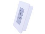 Battery remote control LED dimmer wall mount