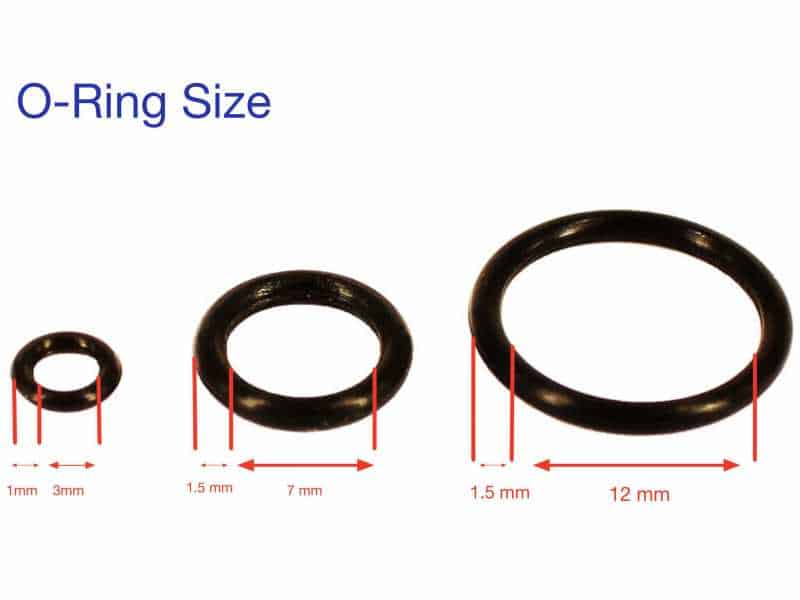Nitrile Rubber O-Rings, 14mm/0.55inch OD, 8mm/0.31inch ID, 3.1mm/0.12inch  Wire Dia, Black Gaskets O-Ring with Lube for Professional Plumbing, Check  Valve,Faucet, Propane Tank, Gas Connections (30pcs): Amazon.com: Industrial  & Scientific