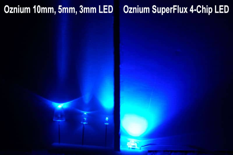 husmor Ombord Og hold Superflux 4 Chip LEDs | Oznium