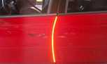 Super Thin Ribbon LED Strips strip on with door closed