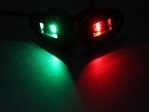 Green and Red LED nav light