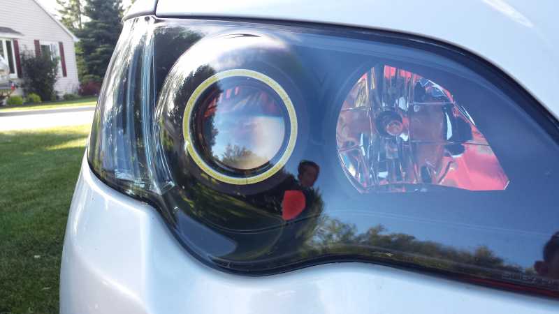 2 Angel Eyes LED COB 80mm 8cm  Ringe BMW AUDI FIAT OPEL VOLKSWAGEN