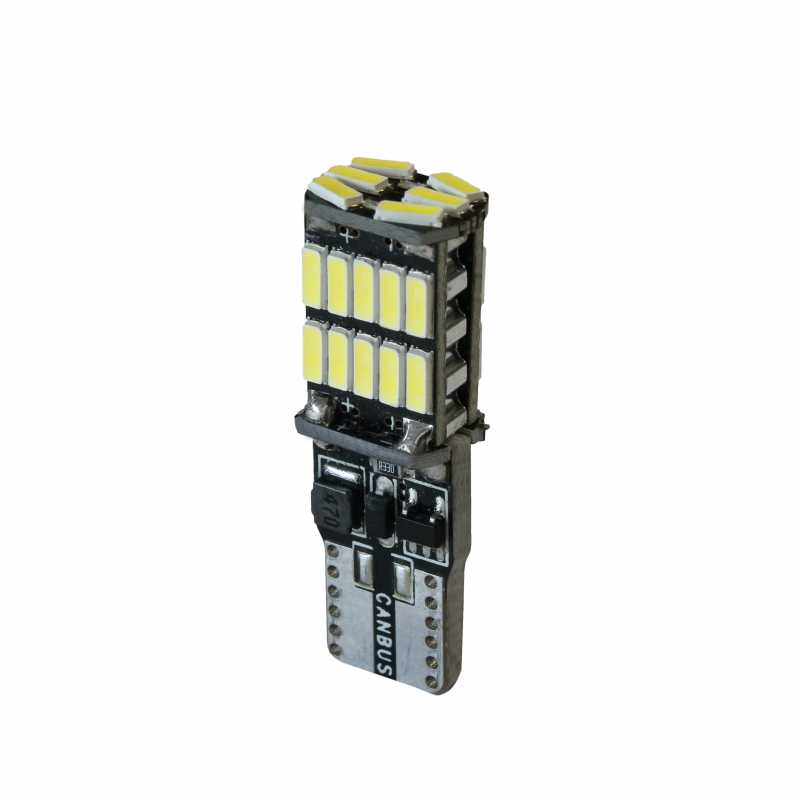 Super Bright T10 LED W5W 24smd Canbus Tail Light T10 Bulb License Plate  Dome Door Side Lamp Turn Signal Bulbs