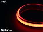 COB Dotless LED Strip Lights - Red